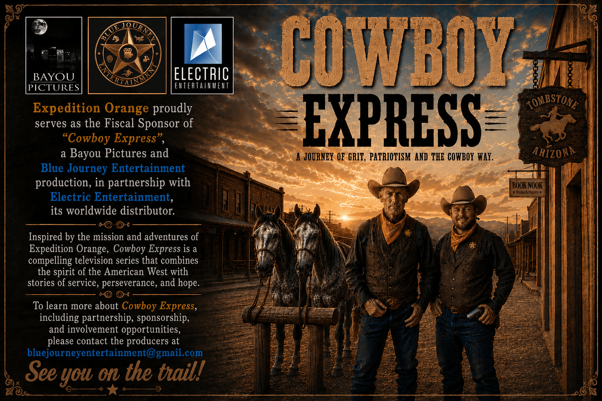 Expedition Orange fiscal sponsor of Cowboy Express